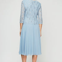 Petite Bella Sequin Lace Dress