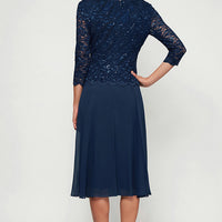 Petite Bella Sequin Lace Dress