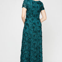 Evelyn Rosette Lace Long Gown