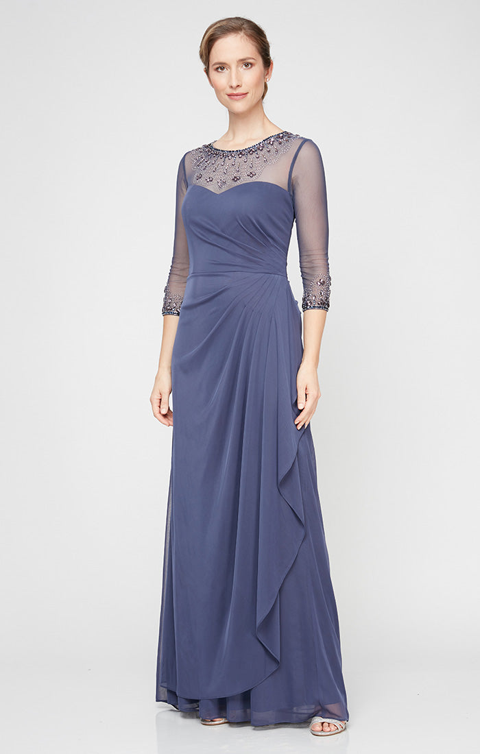 Petite Joanna Sweetheart Neckline Gown