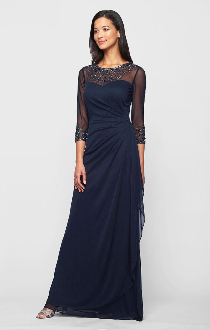 Petite Joanna Sweetheart Neckline Gown