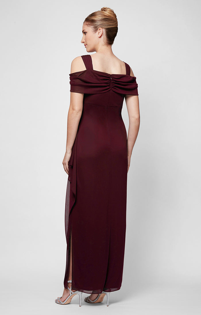 Petite Camille Cowl Neck Gown