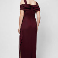 Petite Camille Cowl Neck Gown