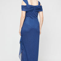 Hannah Glitter Mesh Gown