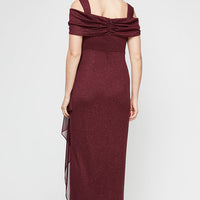 Hannah Glitter Mesh Gown