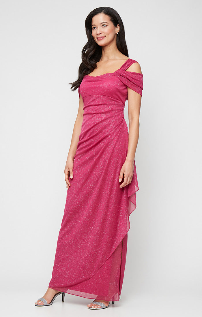 Hannah Glitter Mesh Gown