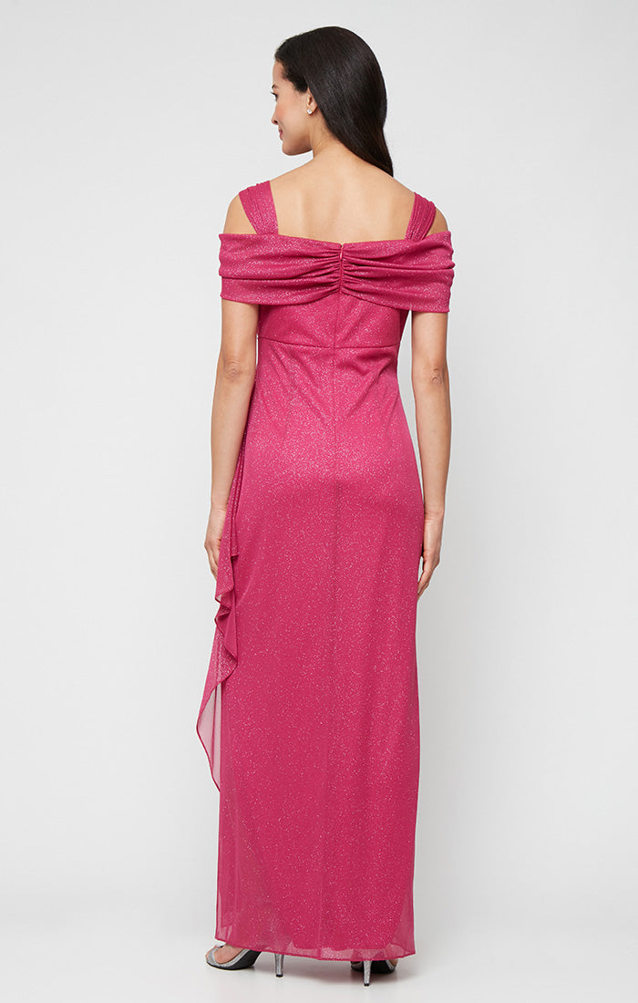 Hannah Glitter Mesh Gown