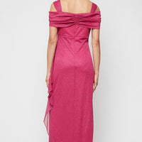 Hannah Glitter Mesh Gown