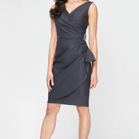 Petite Danielle Beaded Contour Dress