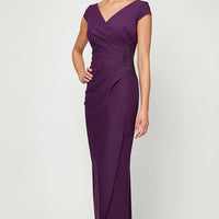 Elizabeth Cap Sleeve Contour Gown