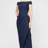 Dana Off-the-Shoulder Contour Dress