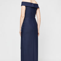 Dana Off-the-Shoulder Contour Dress