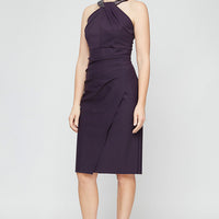 Arabella Sheath Halter Contour Dress