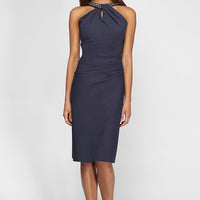 Arabella Sheath Halter Contour Dress