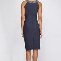 Arabella Sheath Halter Contour Dress