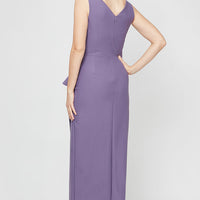 Petite Ava Sleeveless Contour Gown