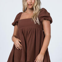 Lorna Romper Brown Petite