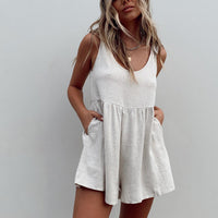 Tay Romper Beige