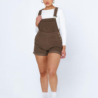 Kacey Short Overalls Brown