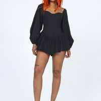 Chari Romper Black