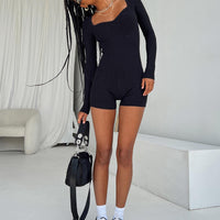 Lucinda Romper Black