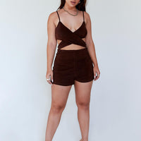 Hawthorne Romper Brown