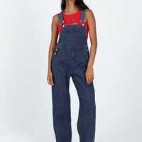 Kacey Long Overalls Mid Blue