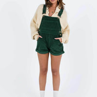 Kacey Short Overalls Khaki Petite