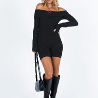 Savani Romper Black