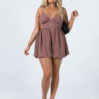 Avari Romper Brown