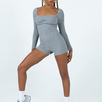 Jolie Romper Grey