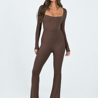 Devera Jumpsuit Brown
