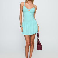 Win Me Over Playsuit Blue
