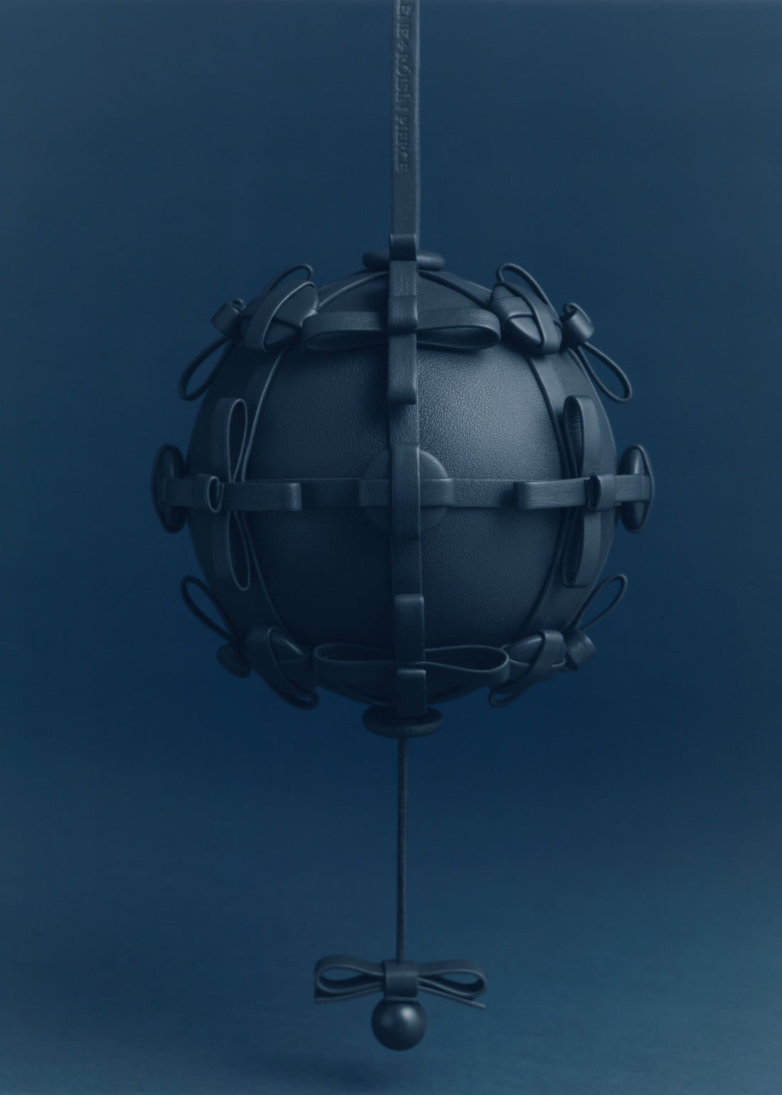 Button Bow Sphere - Ink