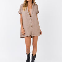 Vixen Romper Taupe