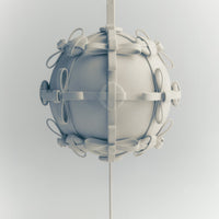 Button Bow Sphere - Porcelain
