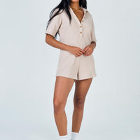 Kegan Romper Beige