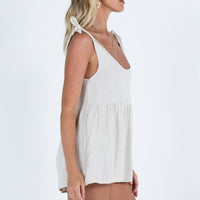 Tay Romper Beige Tall