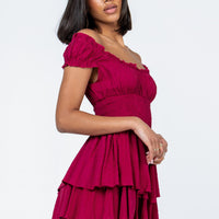 The Love Galore Romper Burgundy
