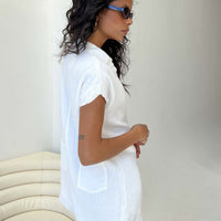 Salt Lake Romper White