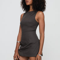 Yumiko Romper Slate Grey