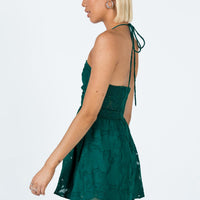 Leigh Romper Green