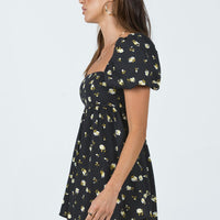 Lorna Romper Black Floral