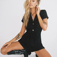 Ashens Romper Black