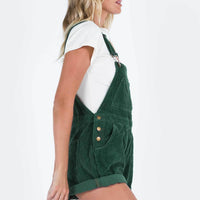 Kacey Short Overalls Khaki Tall