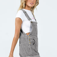 Kacey Short Overalls Grey