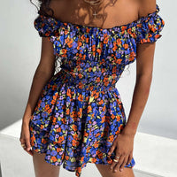 The Love Galore Romper Black Floral