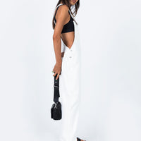 Aura Overalls White