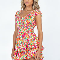 The Love Galore Romper Multi Floral