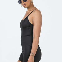 Melanie Romper Black